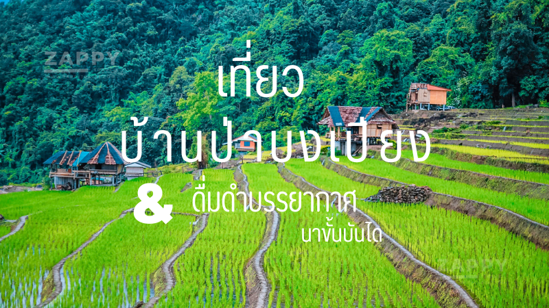 เที่ยวบ้านป่าบงเปียง ดื่มดำบรรยากาศนาขั้นบันได